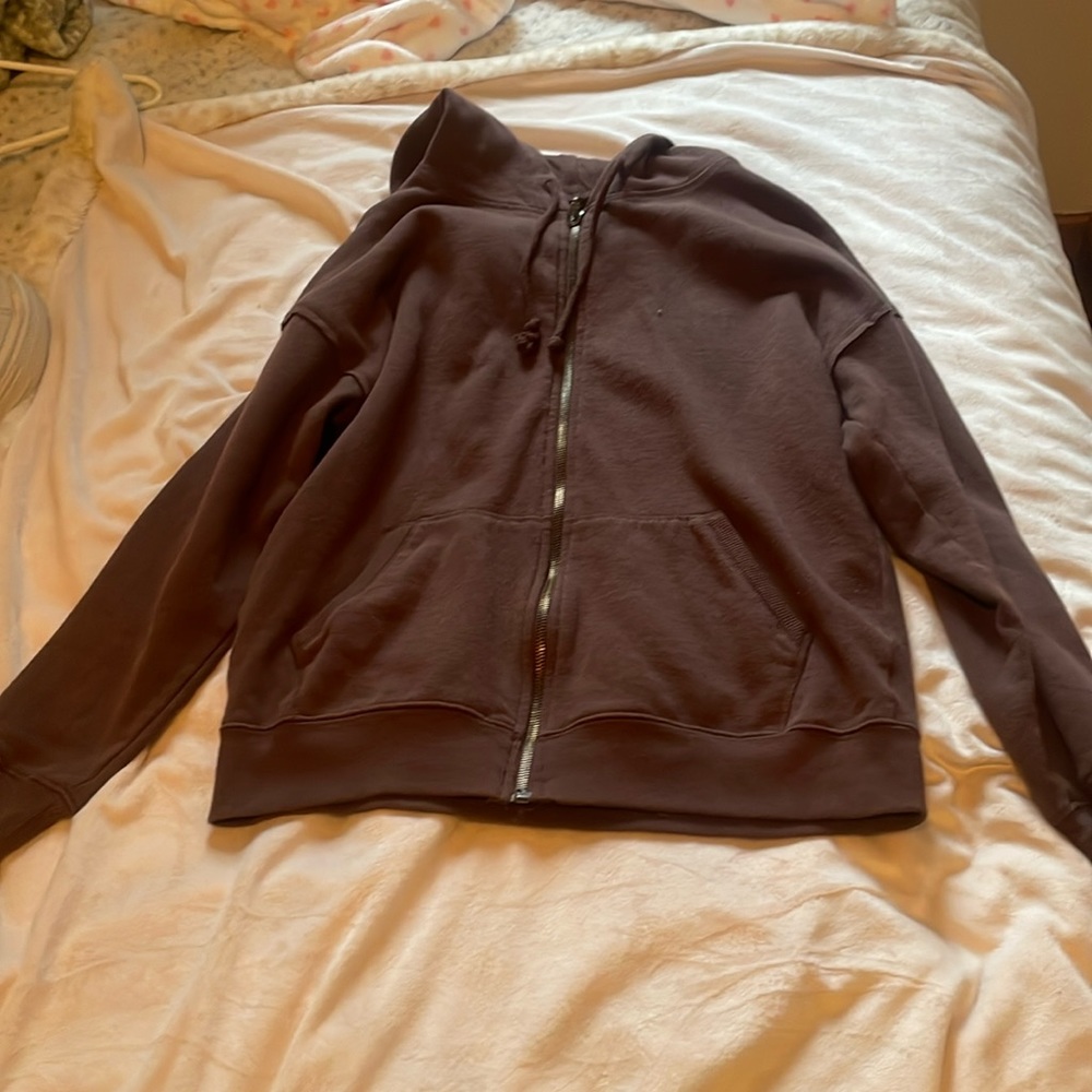brown Aeropostale jacket